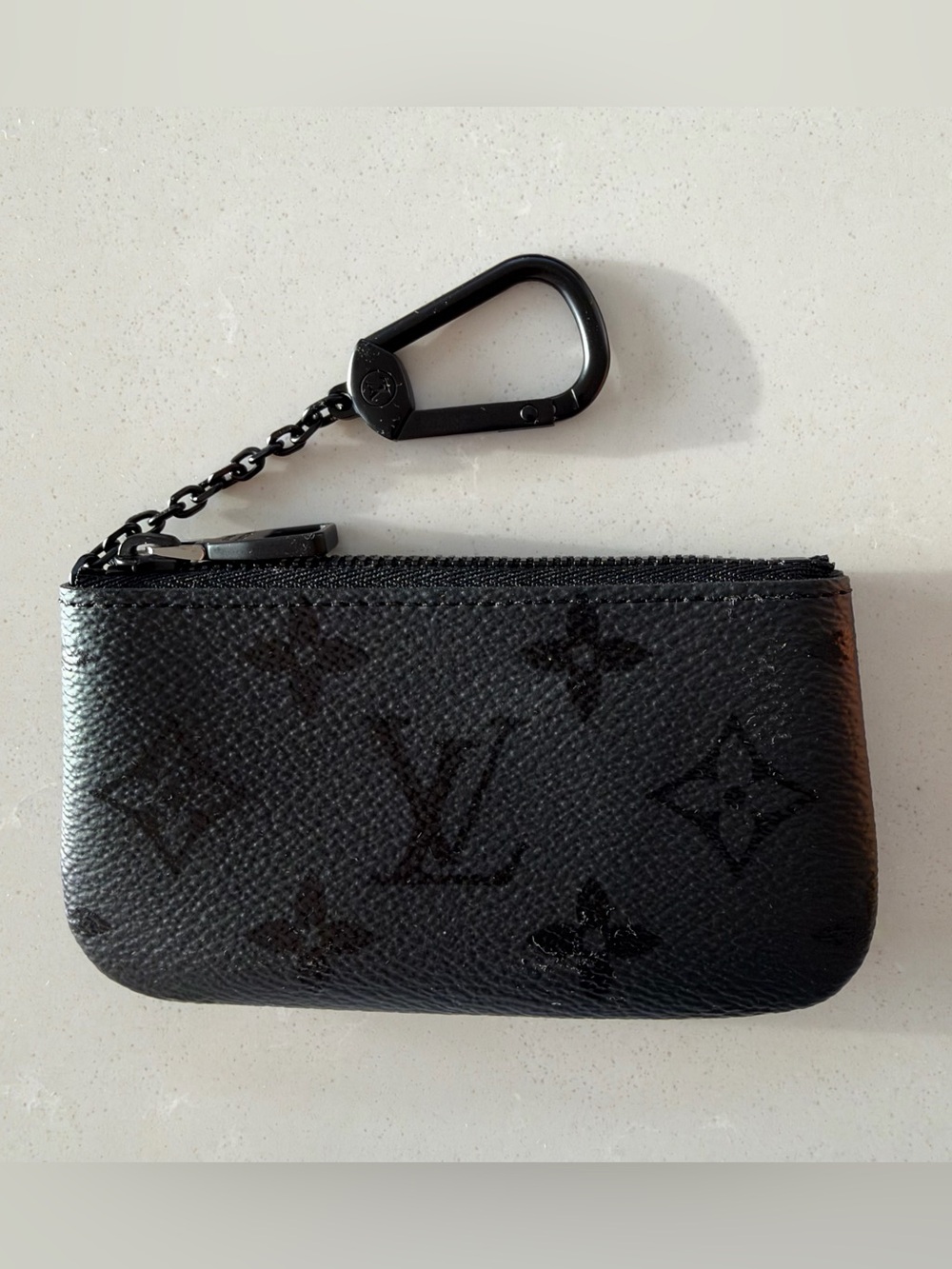 Louis Vuitton Black Monogram Eclipse Key & Card Holder